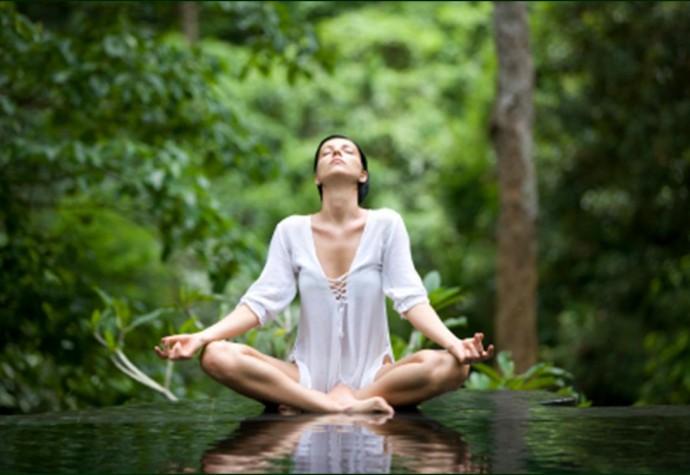 Posición de Loto. Padmasana